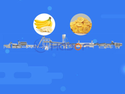 Línea de producción de chips de plátano