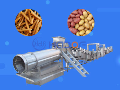 Línea de producción de papas fritas